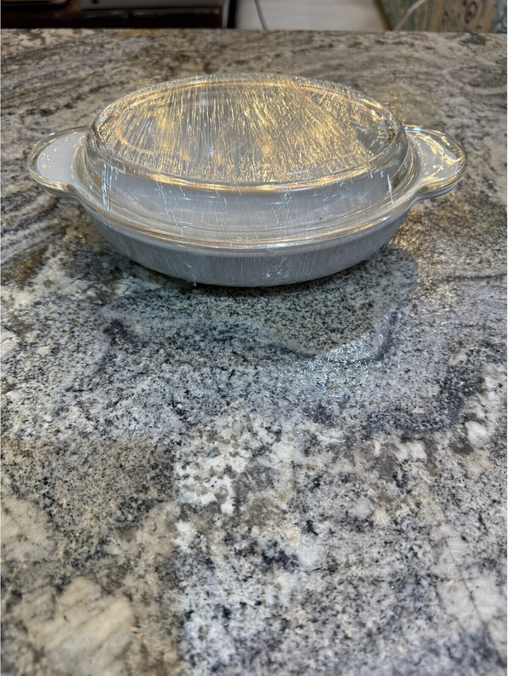 Corning Ware Pyroceram Grab-It P-14-B Casserole Dish with Glass Lid 14 Ounce